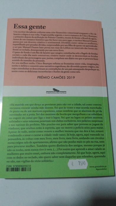 "Essa Gente" livro de Chico Buarque