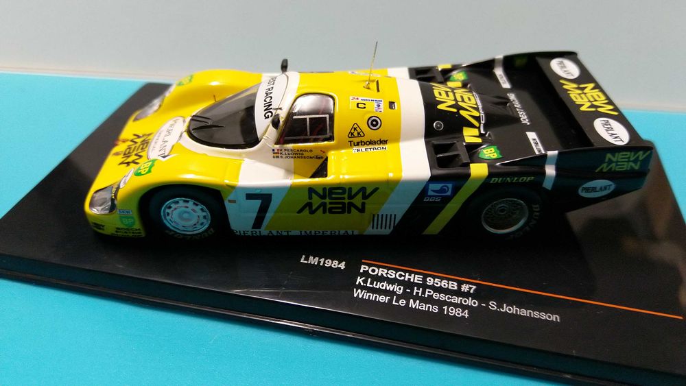 Porsche 956B #7: Vencedor 24H Le Mans 1984 - Miniatura IXO Models 1/43