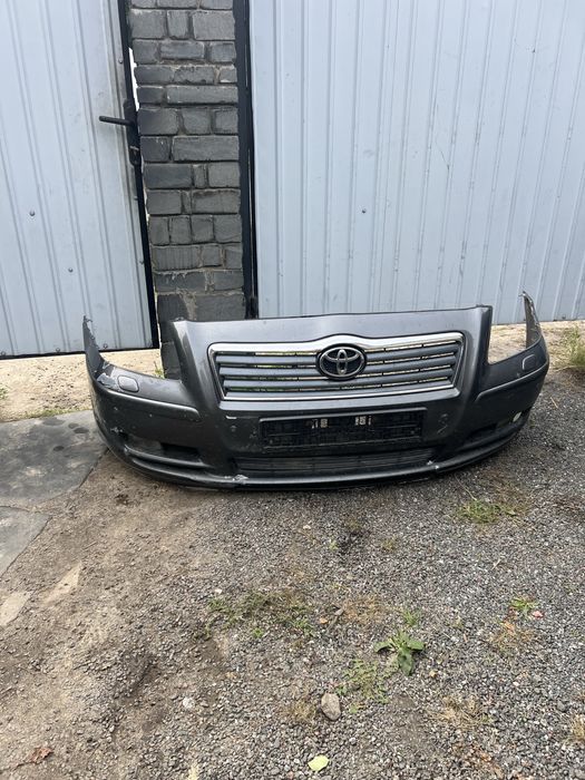 бампер передний, панель toyota avensis t25 розборка