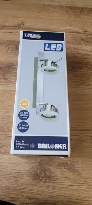 Led super 2x srebrna listwa