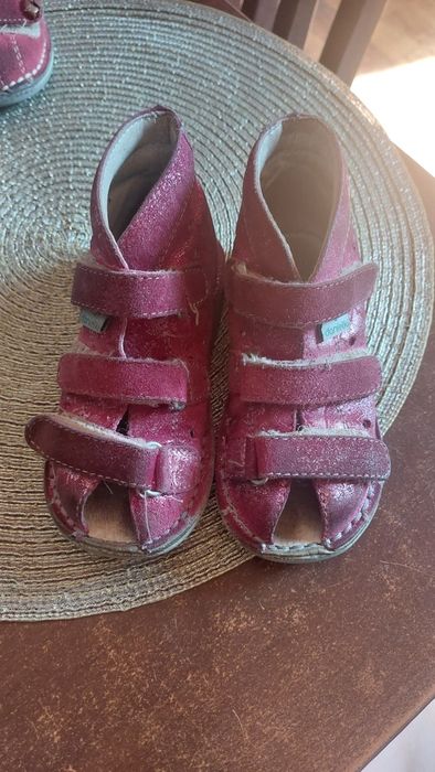 Kapcie Danielki fuksja 23 buty ortopedyczne
