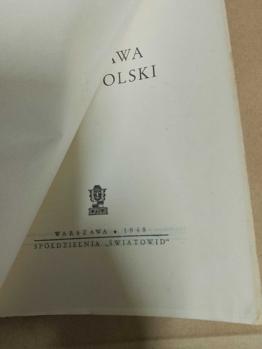 stara książka Książka „Warszawa serce Polski” autorstwa Ireny Drozdowicz-Jurgielewiczowej 1948 rok