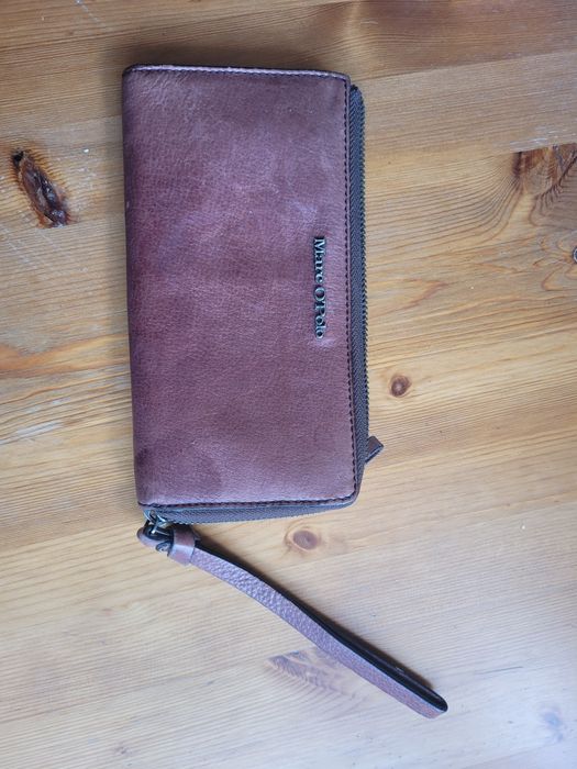 Portfel damski Marc O'Polo skórzany brązowy