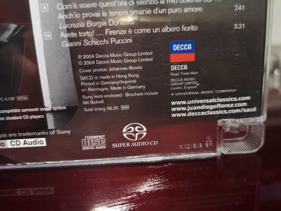 Płyta SACD Juan Diego Florez ,,Great Tenor Arias,, DECCA