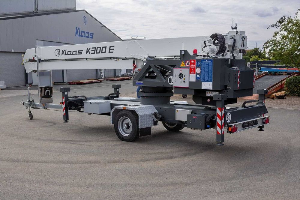 Klaas K 300 E, elektryczny dźwig dekarski na przyczepie DMC 3,5t, nowy