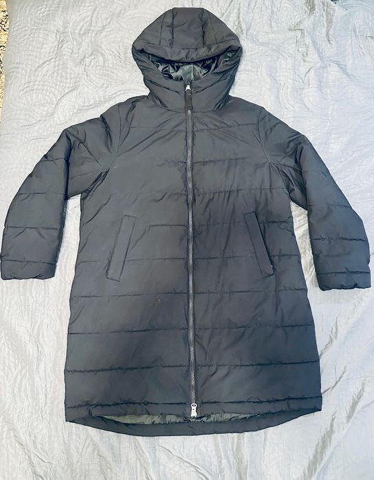 Płaszcz zimowy ciepły z kapturem XXL Tchibo