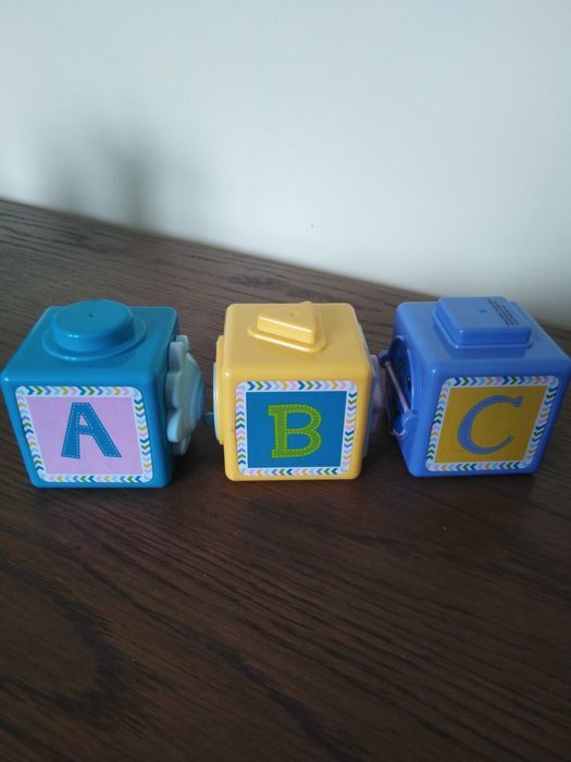 zestaw 3 klocków edukacyjnych