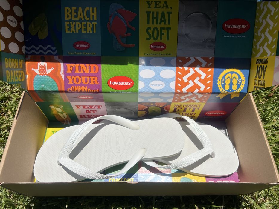 Havaianas brancas 43/44