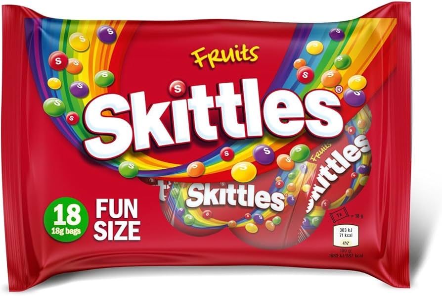 Драже Skittles Fun Size 324г 11пакетиків