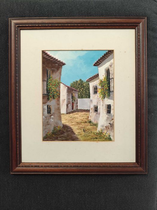 Quadros ponto-cruz, óleo, azulejo com molduras lindíssimas - 6 un