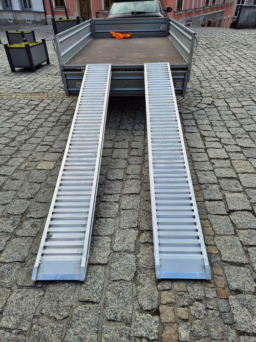 Najazdy Aluminiowe 1750kg, 2.5m // Gwarancja // Darmowa Dostawa