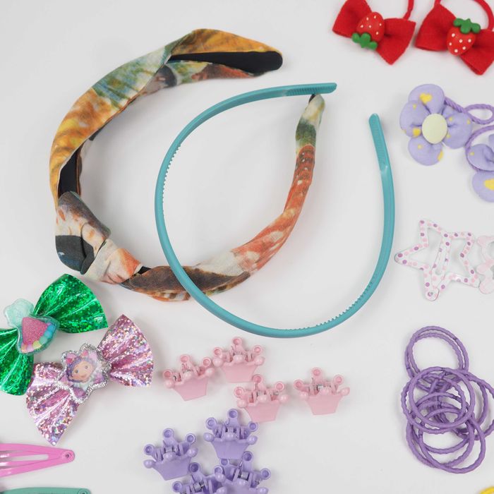zestaw akcesoriów do włosów dla dziwczynki 127 sztuk