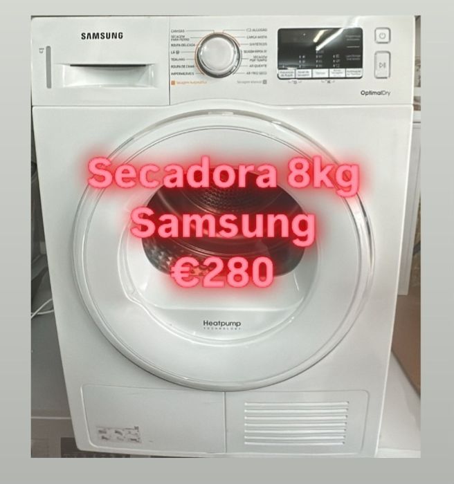 Secadora 8kg Samsung excelente.