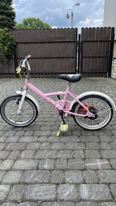 Rower dziecięcy 16 cali Decathlon lekki dla dziewczynki