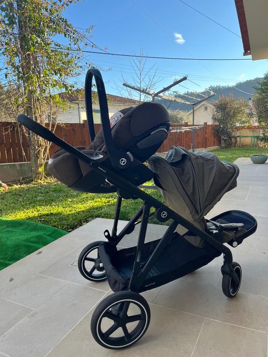 Carrinho Gazelle S + Ovo + Cadeira Passeio + isofix