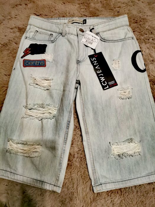Nowe spodenki jasny jeans roz 27