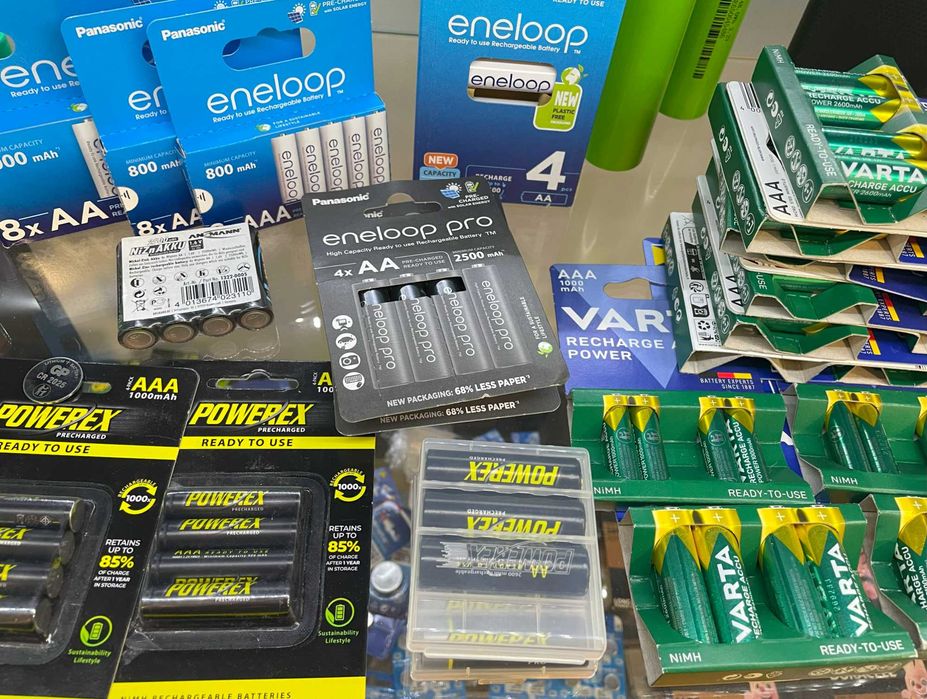 Акумулятор батерея LG Samsung Varta Molicel Renata Duracell Eneloop GP