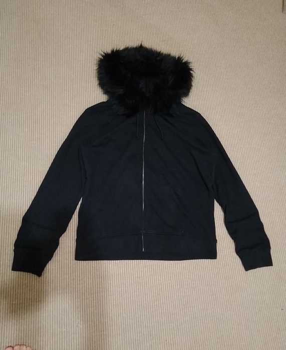 Зип худи с мехом Аляска куртка тайп zip fur hoodie fur jacket кофта