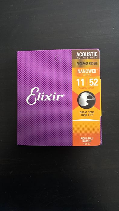 Cordas Guitarra Acústica Elixir