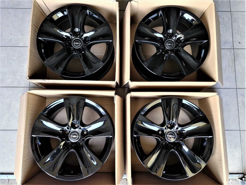 Alufelgi 17 5x120 Opel Insignia A Czarne Oryginalne ! 837#