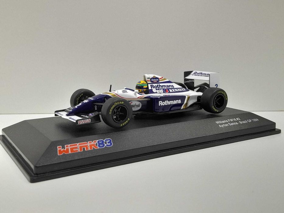 Miniatura escala 1/43 F1 Ayrton Senna