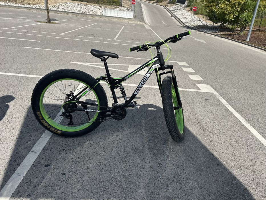 Fat Bike Helliot Fat Extreme 26" – Como Nova (Dupla Suspensão)