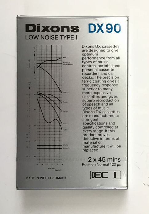 Аудіокасета Dixons DX90
