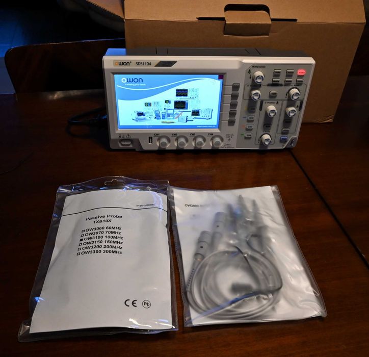 Oscyloskop cyfrowy OWON SDS1104 4-kanałowy