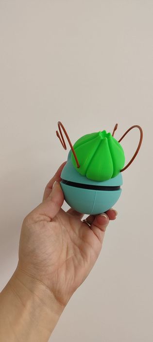 Bulbasaur pokeball pokemon 3d