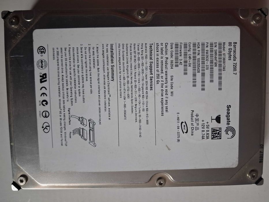 Dysk Seagate 80 GB