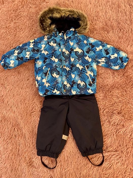 Зимовий комбінезон для хлопчика lenne 80р+6