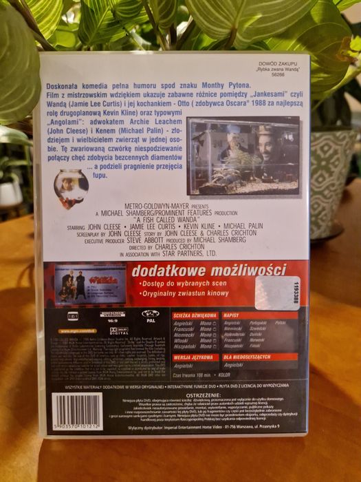 Rybka zwana Wandą - płyta DVD