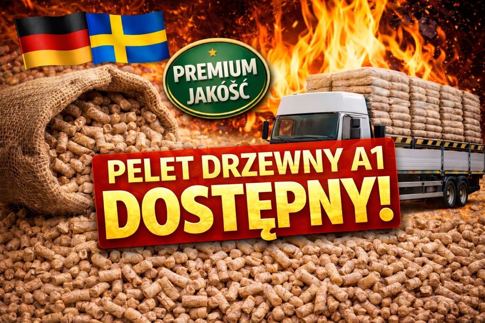 Pelet drzewny A1 6mm pellet opałowy HURT DETAL Transport dostepny