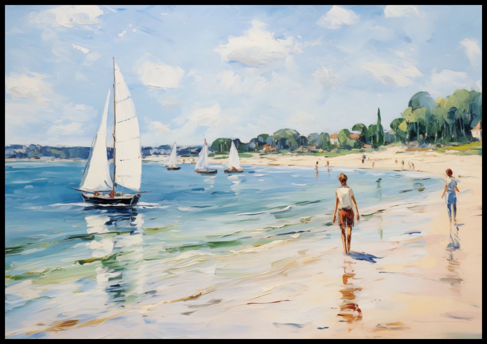 Plakat 100x70cm Życie na Brzegu