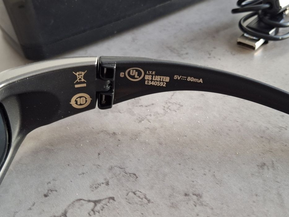 Aktywne Okulary 3D plus etui