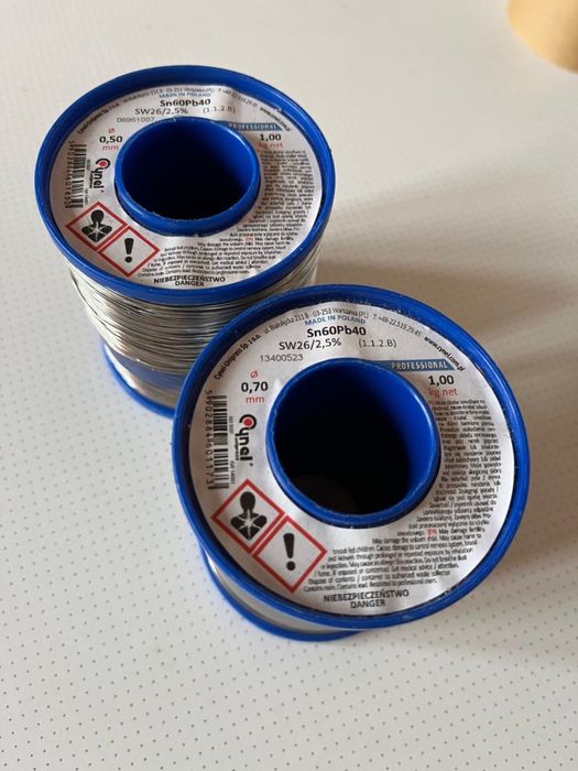 Припій для пайки у асортименті