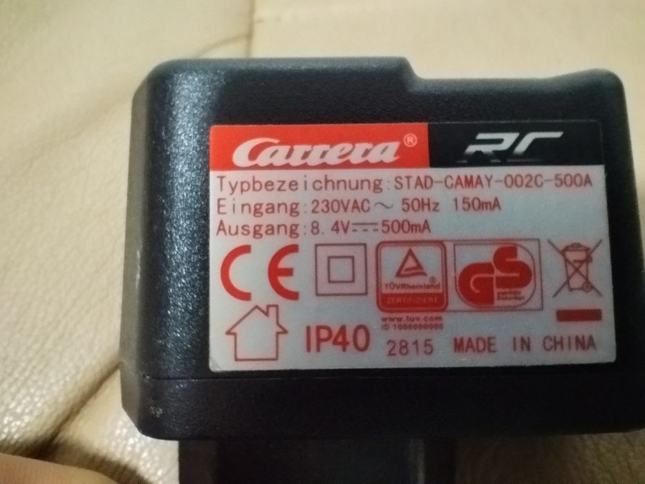 Блоки живлення / зарядні пристрої Carrera (14.8V подвійний та 8.4V RC)
