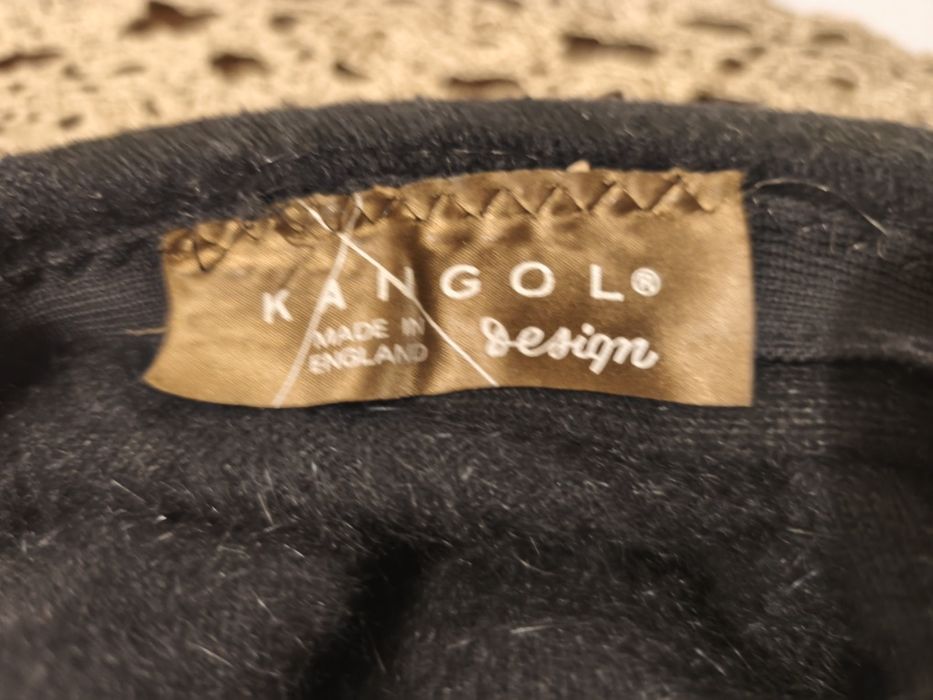 Kapelusz vintage czarny z firmy Kangol