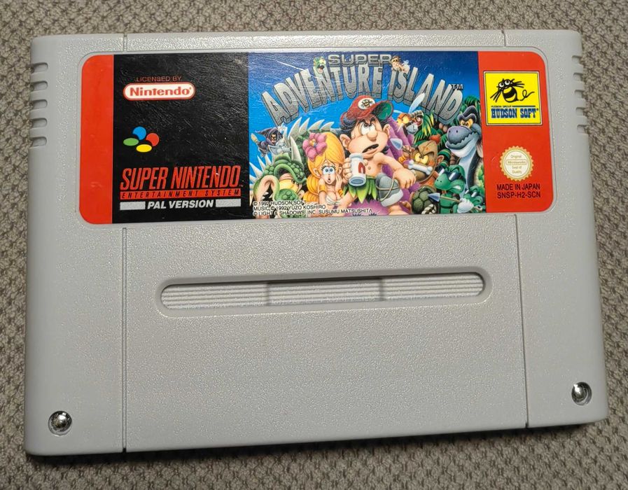Super Adventure Island - bdb + na Super Nintendo Entertainment System!