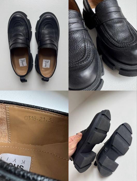 Шкіряні масивні, але зручні лофери te.shoes