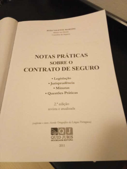 Contrato do seguro - Notas práticas