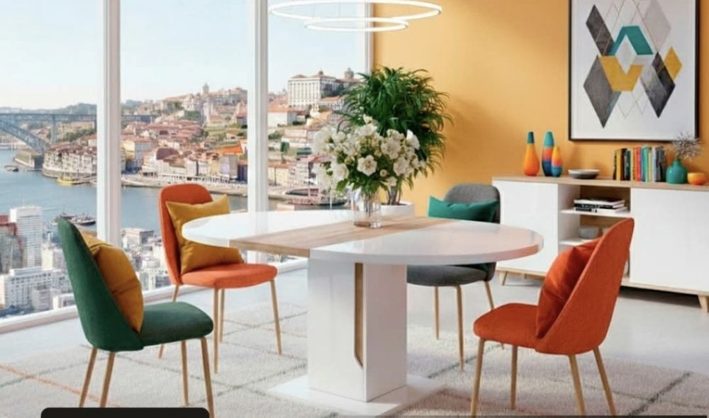 Mesa de jantar e aparador