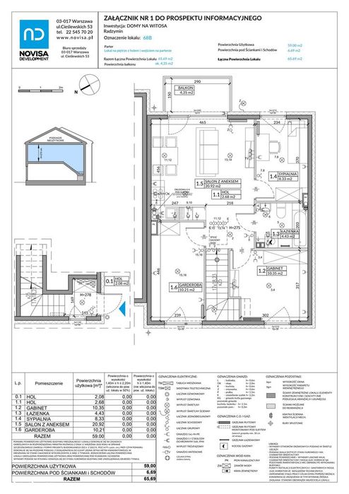 4-pokojowe mieszkanie 62m2 + balkon Bezpośrednio