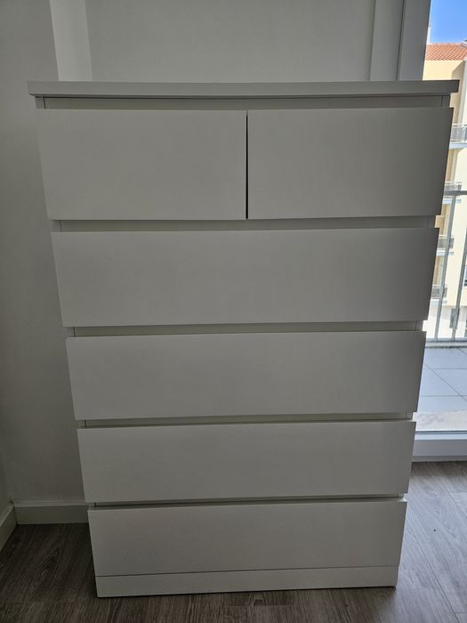 Cómoda MALM 6 gavetas