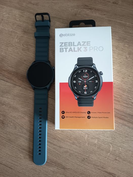 Zeblaze Btalk 3 Pro zegarek smartwatch niebieski  Nowy