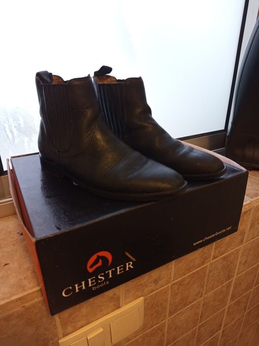 Botas equitação pele