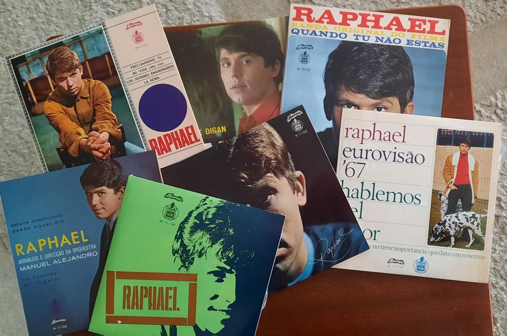Vinis eps 45rpm música espanhola Raphael