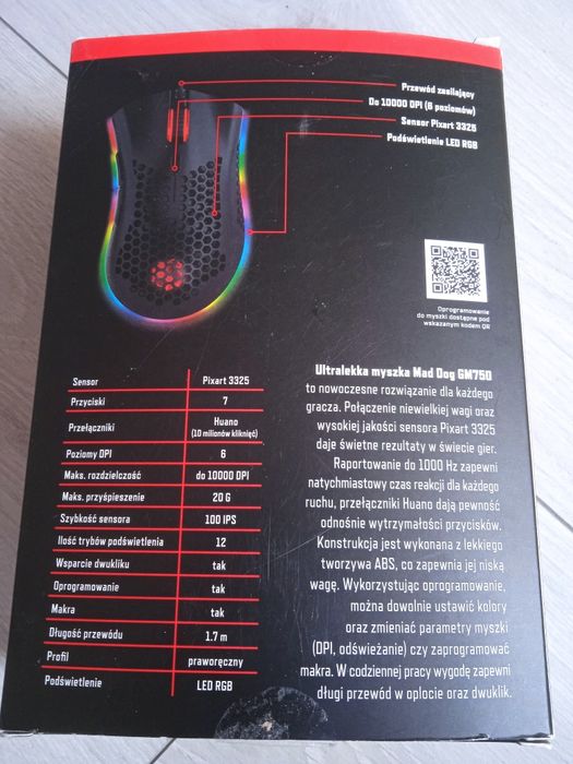 mad dog gm750 na gwarancji #myszka gamingowa