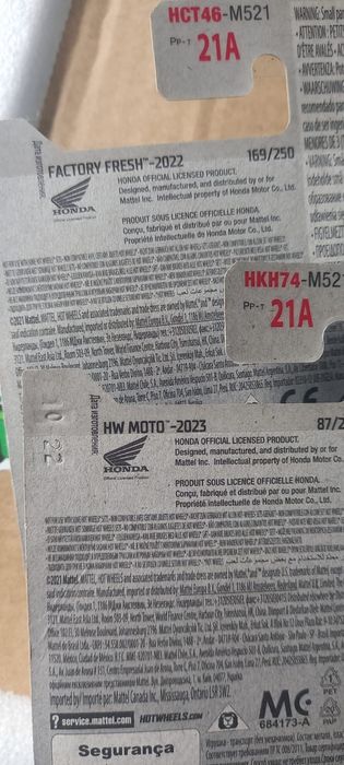 Conjunto 2 Honda Super Cub Hot Wheels