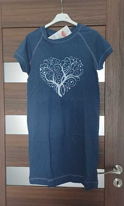 Granatowa koszula nocna